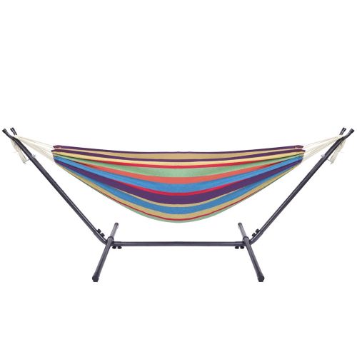 Hammock Steel Frame Stand Swing Chair Home Outdoor Backyard Garden Camp Sleep