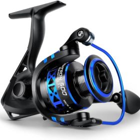 Centron & Centron Lite Spinning Fishing Reel With Collapsible Handle (Option: Black)