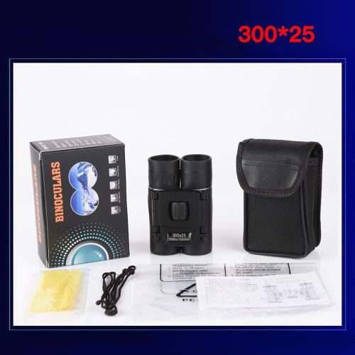 Binoculars 500x25 HD Telescope 5000M Long Range Folding Mini Telescope BAK4 Optics For Hunting Sports Outdoor Camping Travel Binoculars 500x25 HD Telescope 5000M Long Range Folding Mini Telescope BAK4 Optics For Hunting Sports Outdoor Camping Travel
