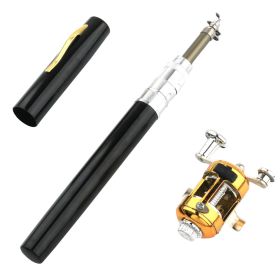 METABEST Premium Aluminum Alloy Pocket-Sized Pen Style Fishing Rod - Compact, Portable, And Ultra-Lightweight For Ice Raft, Bridge, And Travel Fi (Option: W132843552 1pcs)